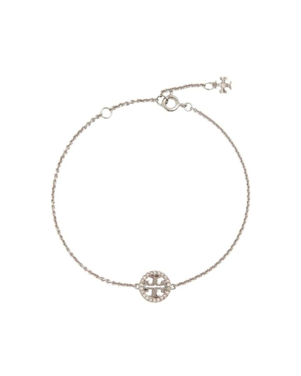Tory Burch Metallic Icon Pavé Kettenarmband
