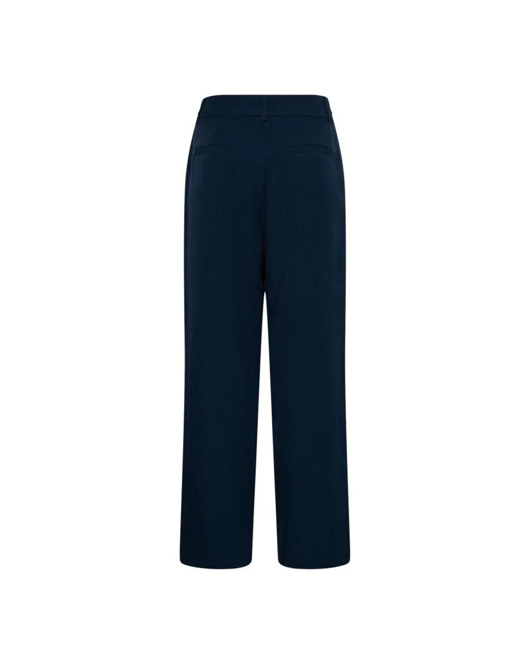 Wide Trousers Kaffe de color Blue