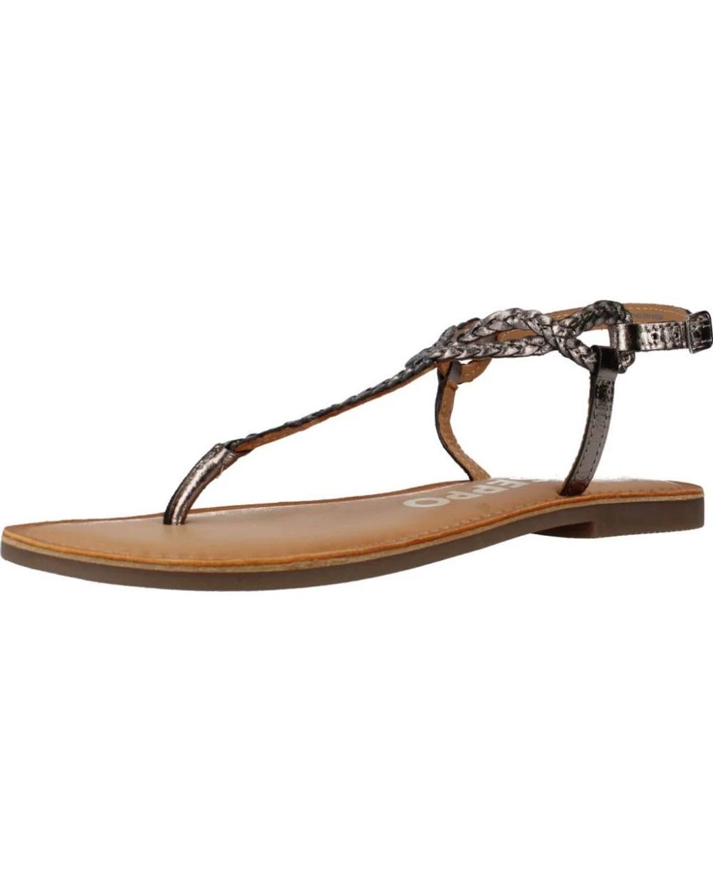 Sandalias planas elegantes Gioseppo de color Brown