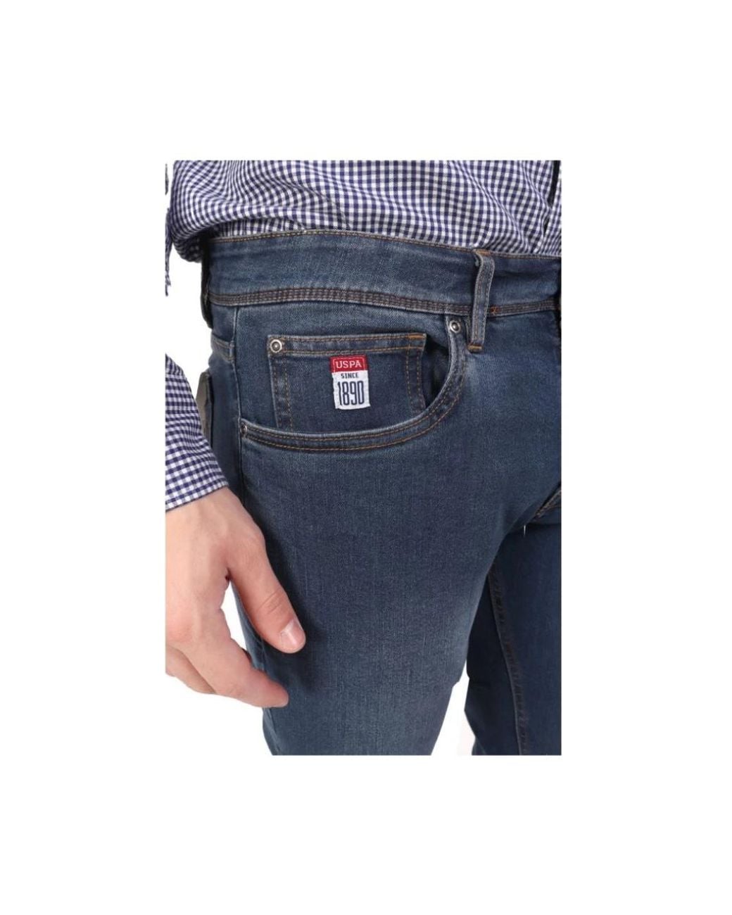 U.S. POLO ASSN. Blue Slim Fit Jeans for men