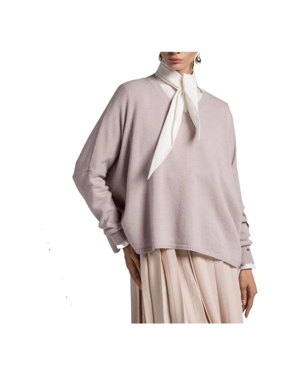 Herno Pink Cashmere Knitwear