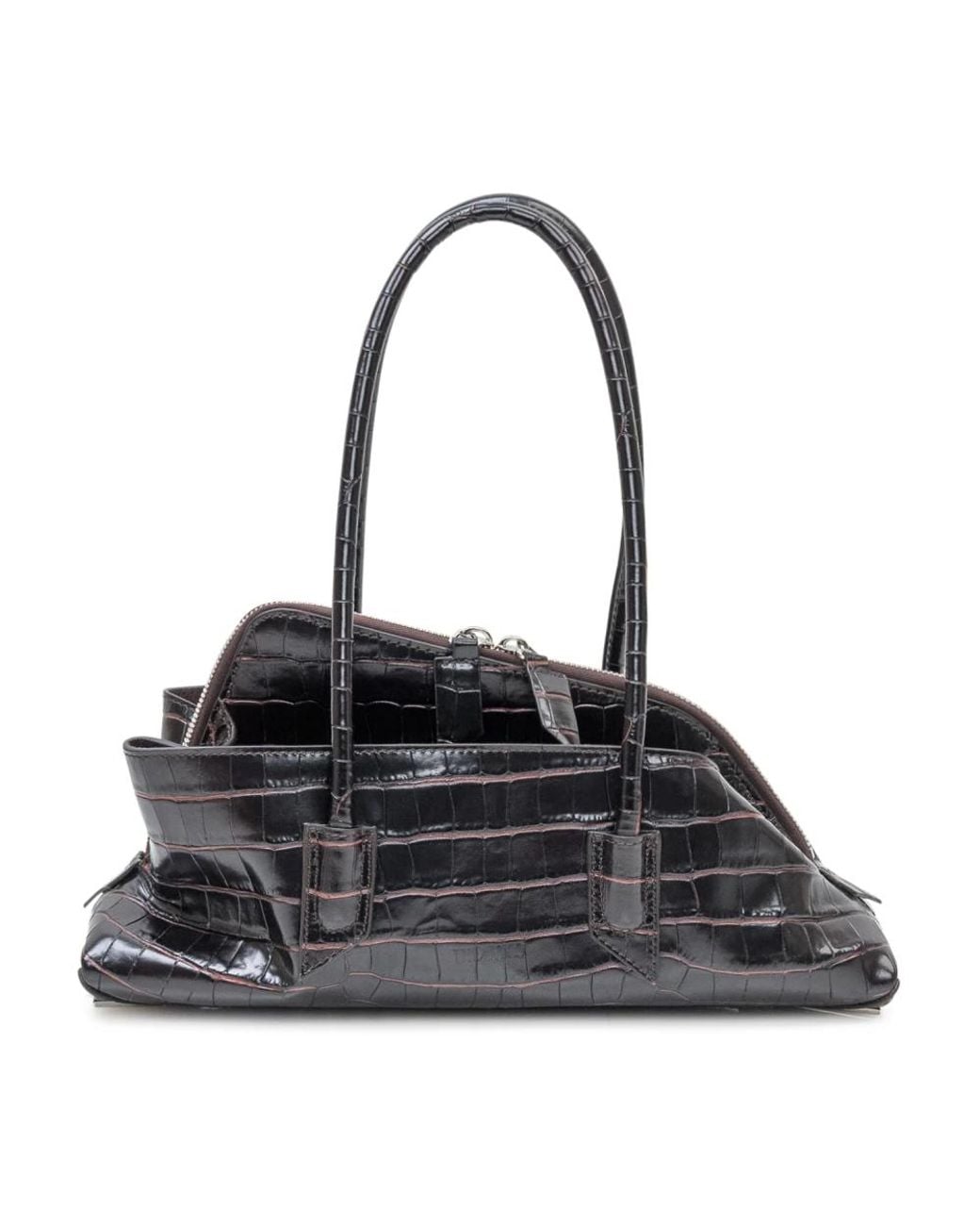 The Attico Black Shoulder Bags