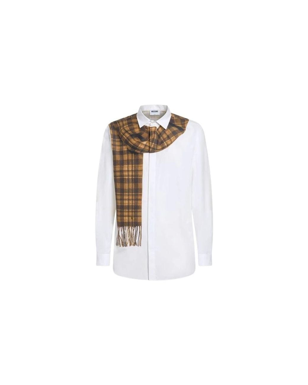 Moschino White Casual Shirts for men