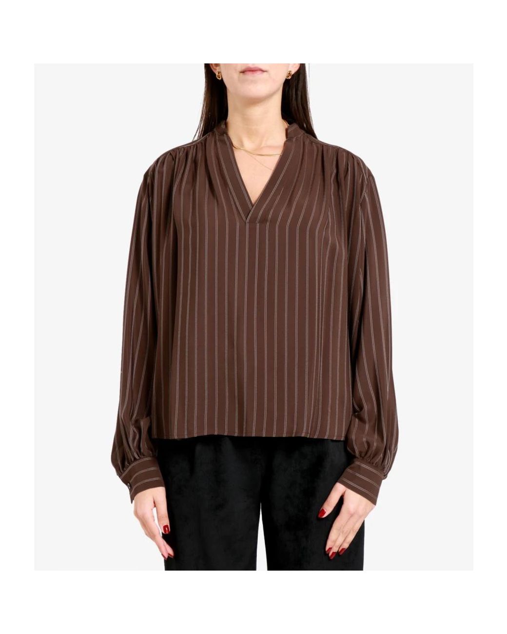 Semicouture Brown Blouses