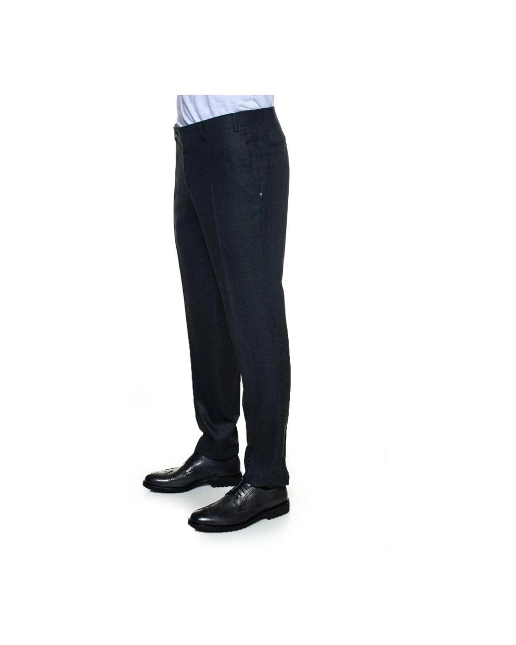 Canali Blue Suit Trousers for men