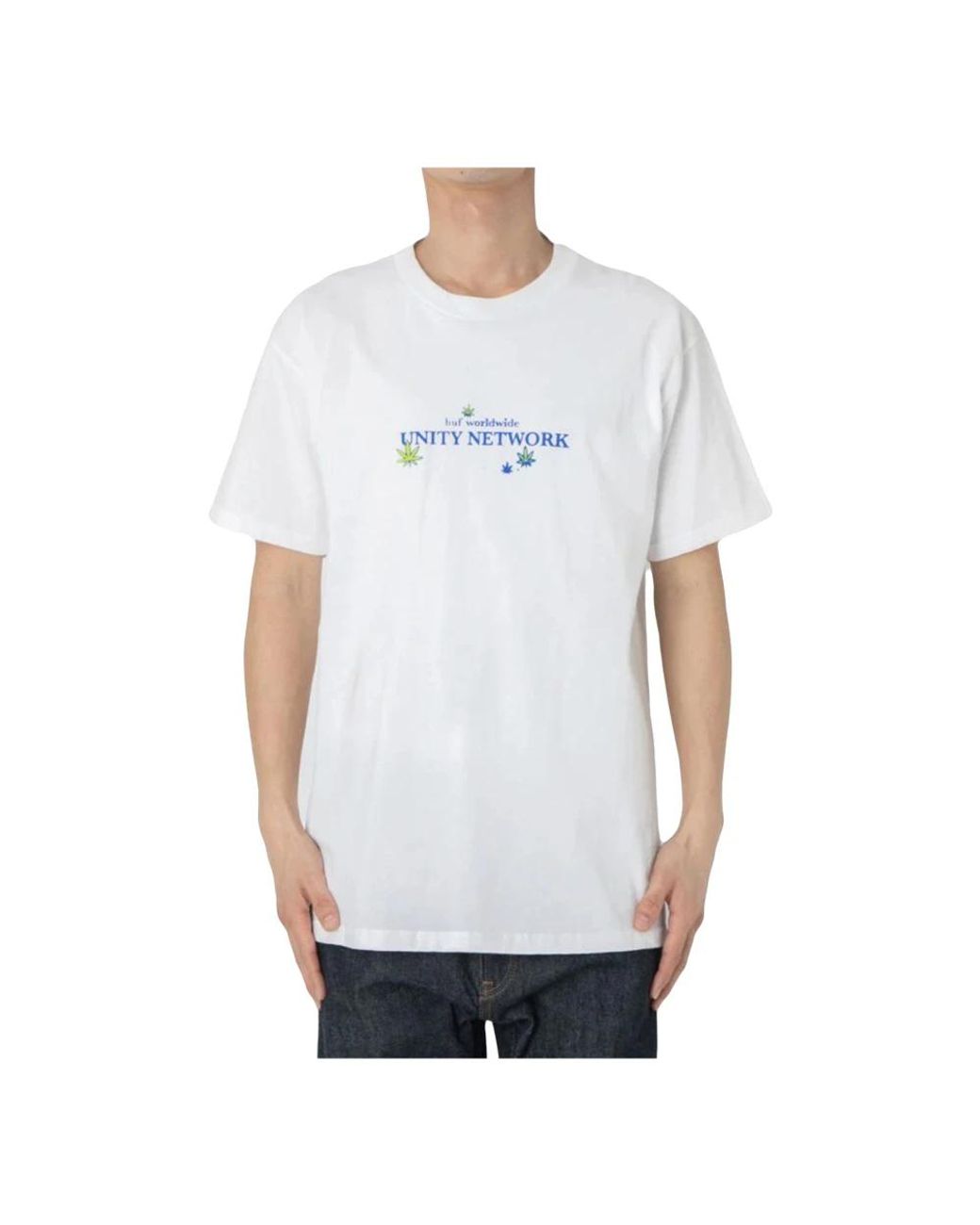 Huf Unity Network T-Shirt in het White voor heren