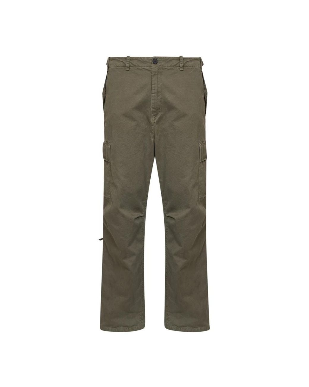 Fendi Green Straight Trousers for men