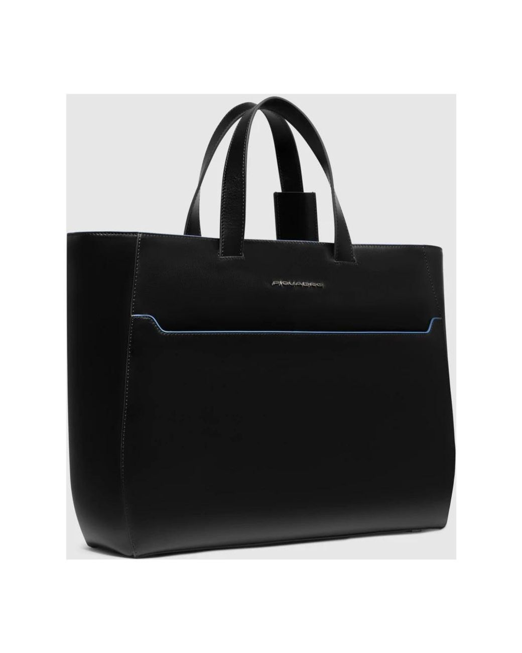 Piquadro Black Tote Bags