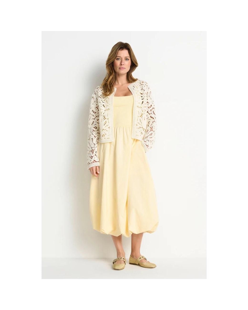 Cardigans Rich & Royal de color White