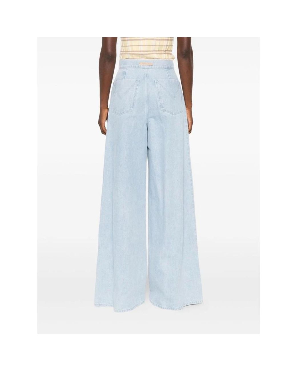 Max Mara Blue Wide Jeans