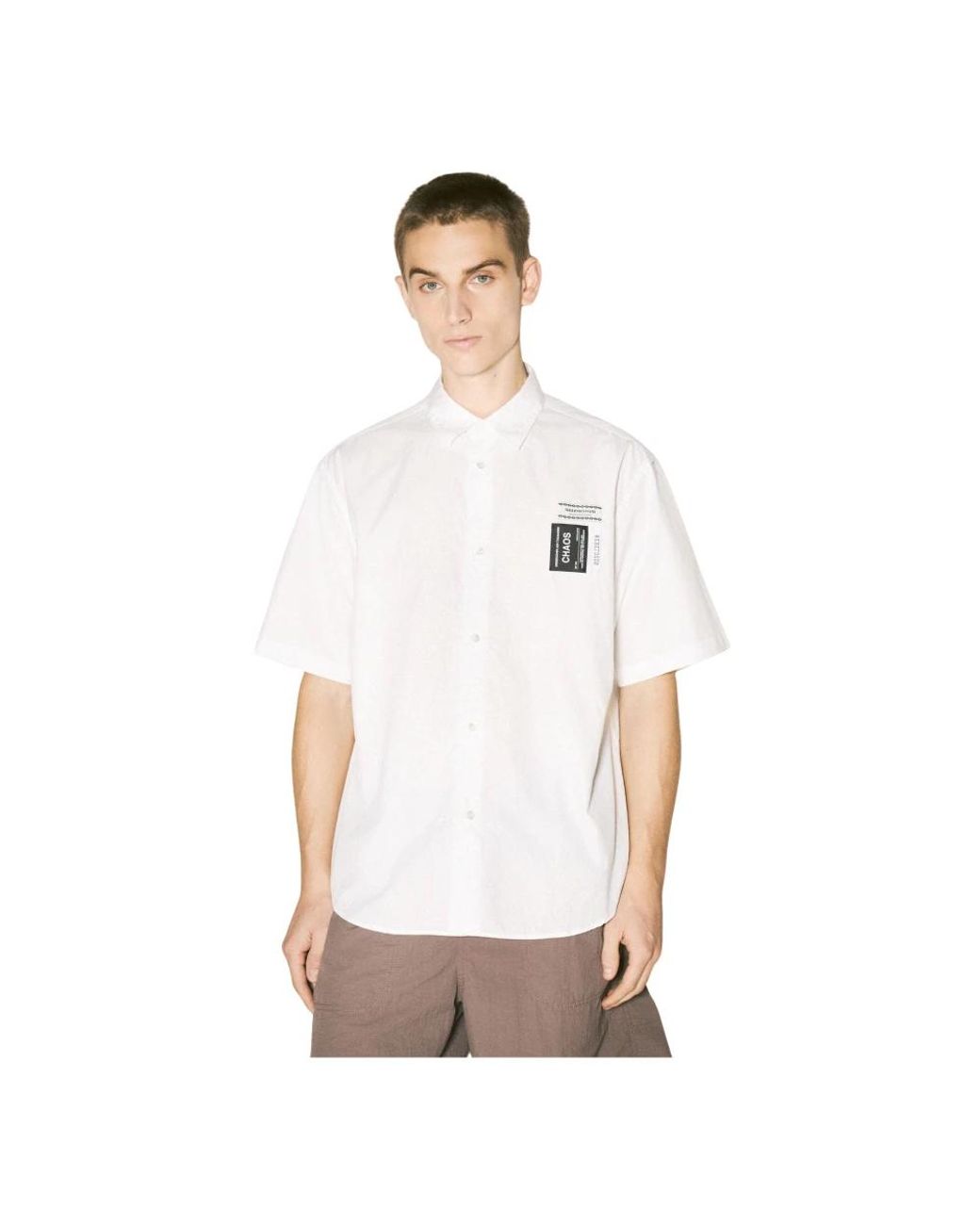 Undercover White Short Sleeve Shirts for men