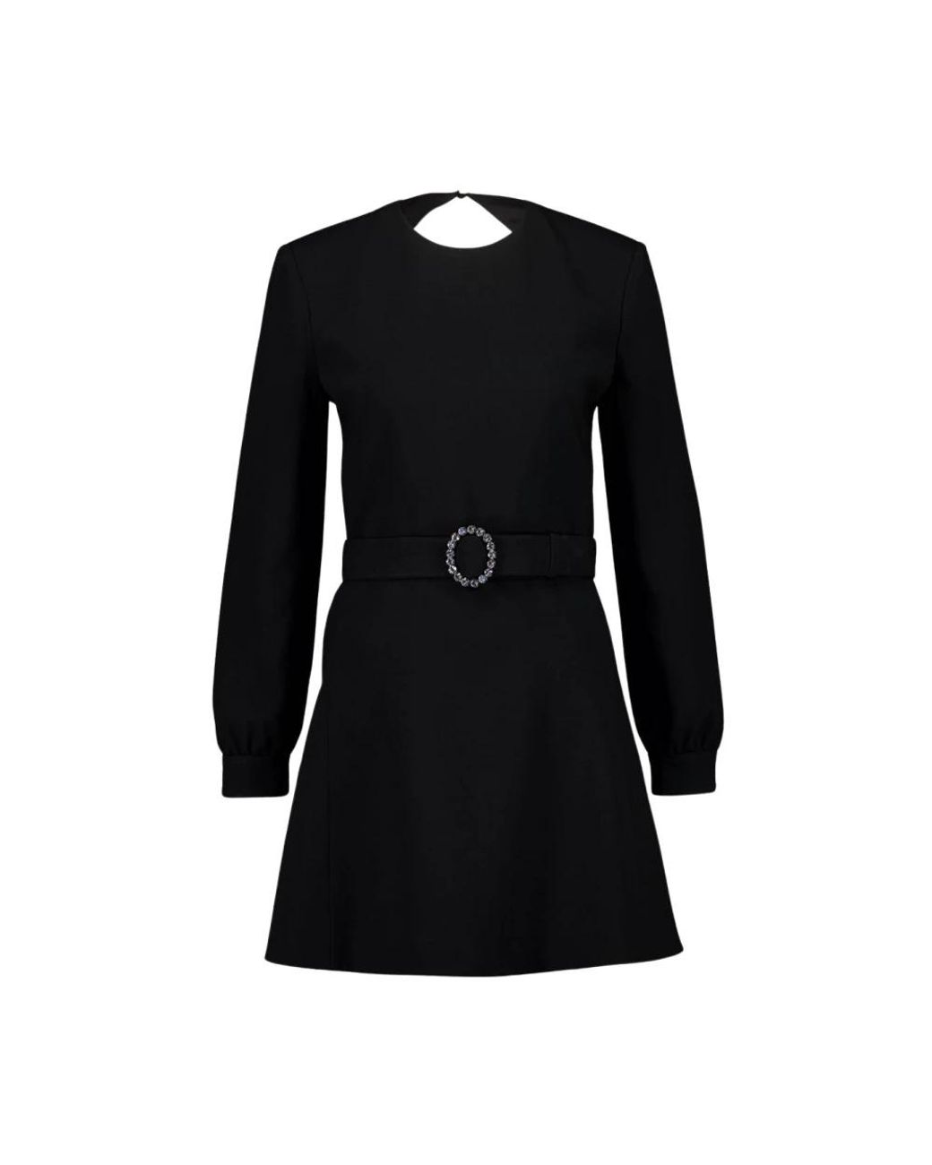 Saint Laurent Kleedjes ,Zwart ,Backless Mini Dress in het Black