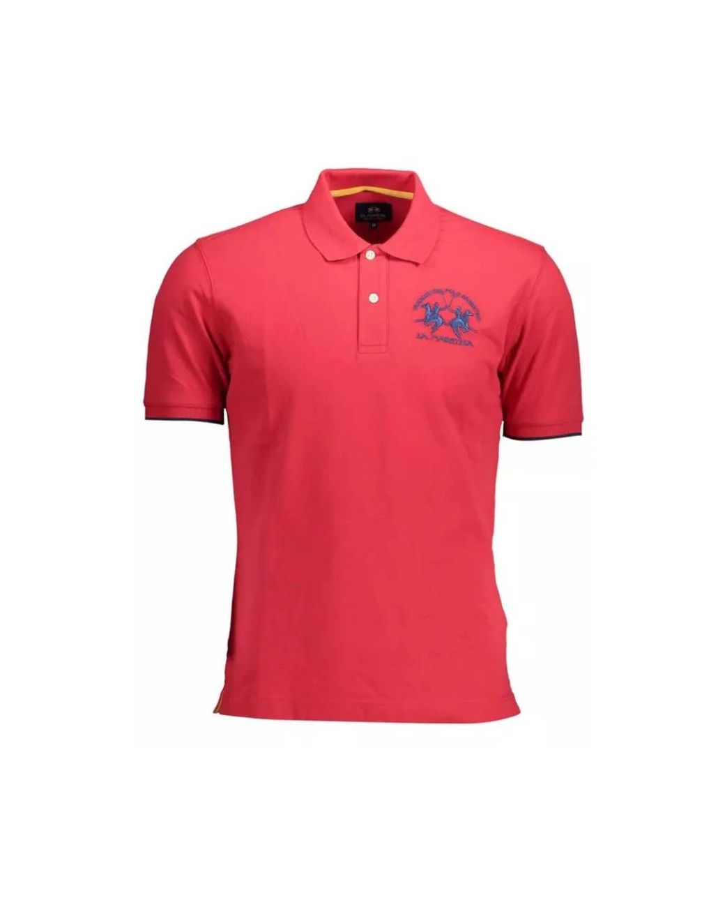 La Martina Red Polo Shirts for men