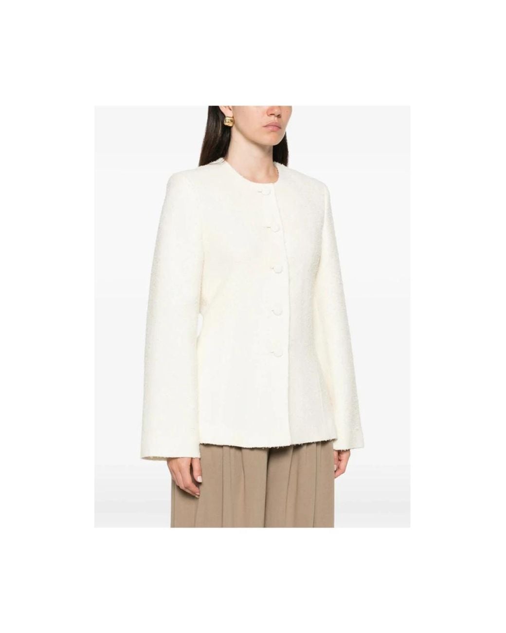 Rohe White Tweed Jackets
