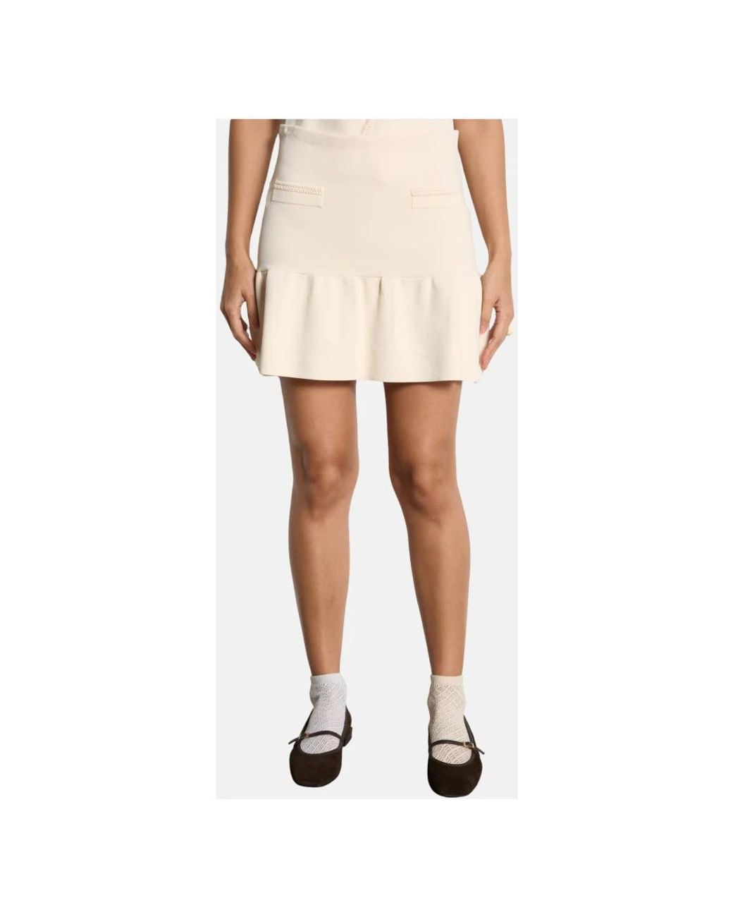 Short Skirts Suncoo de color Natural