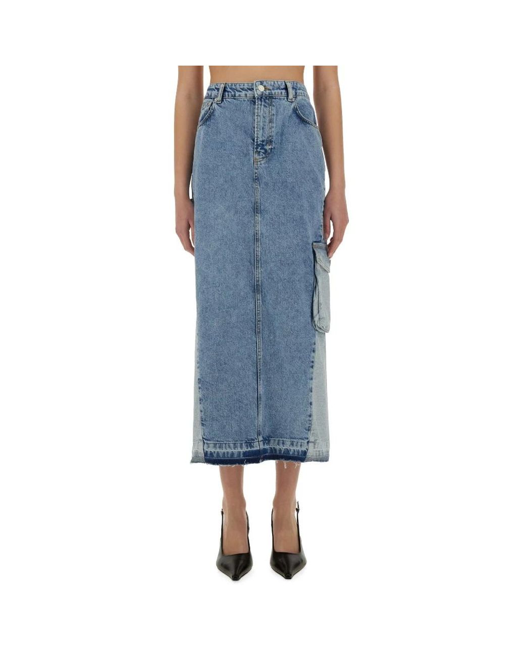 Moschino Blue Denim Skirts