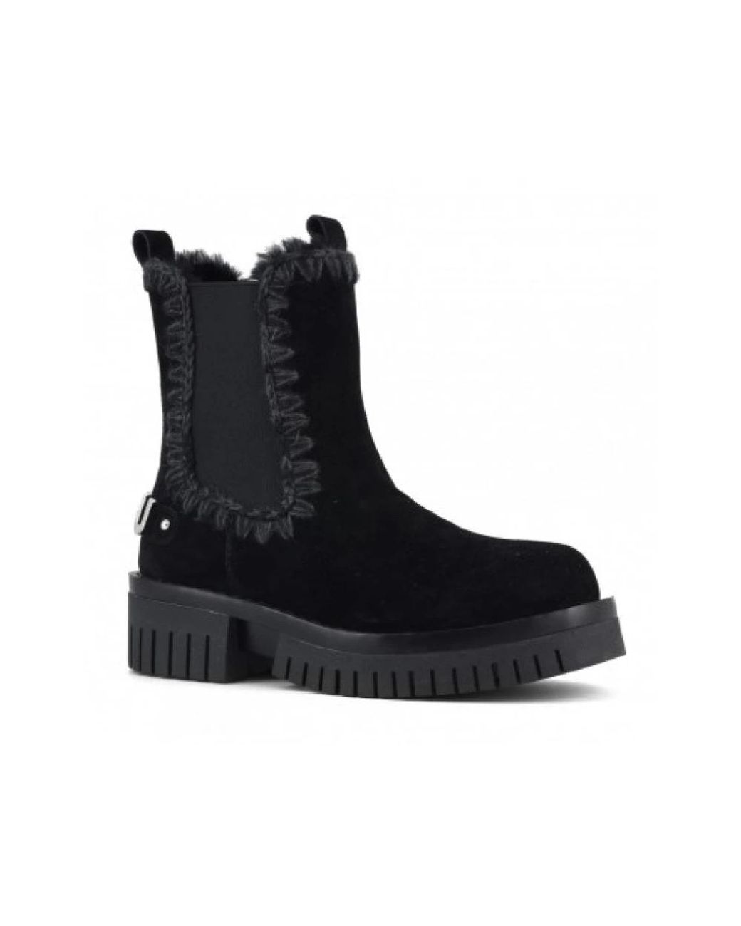 Mou Black Chelsea Boots