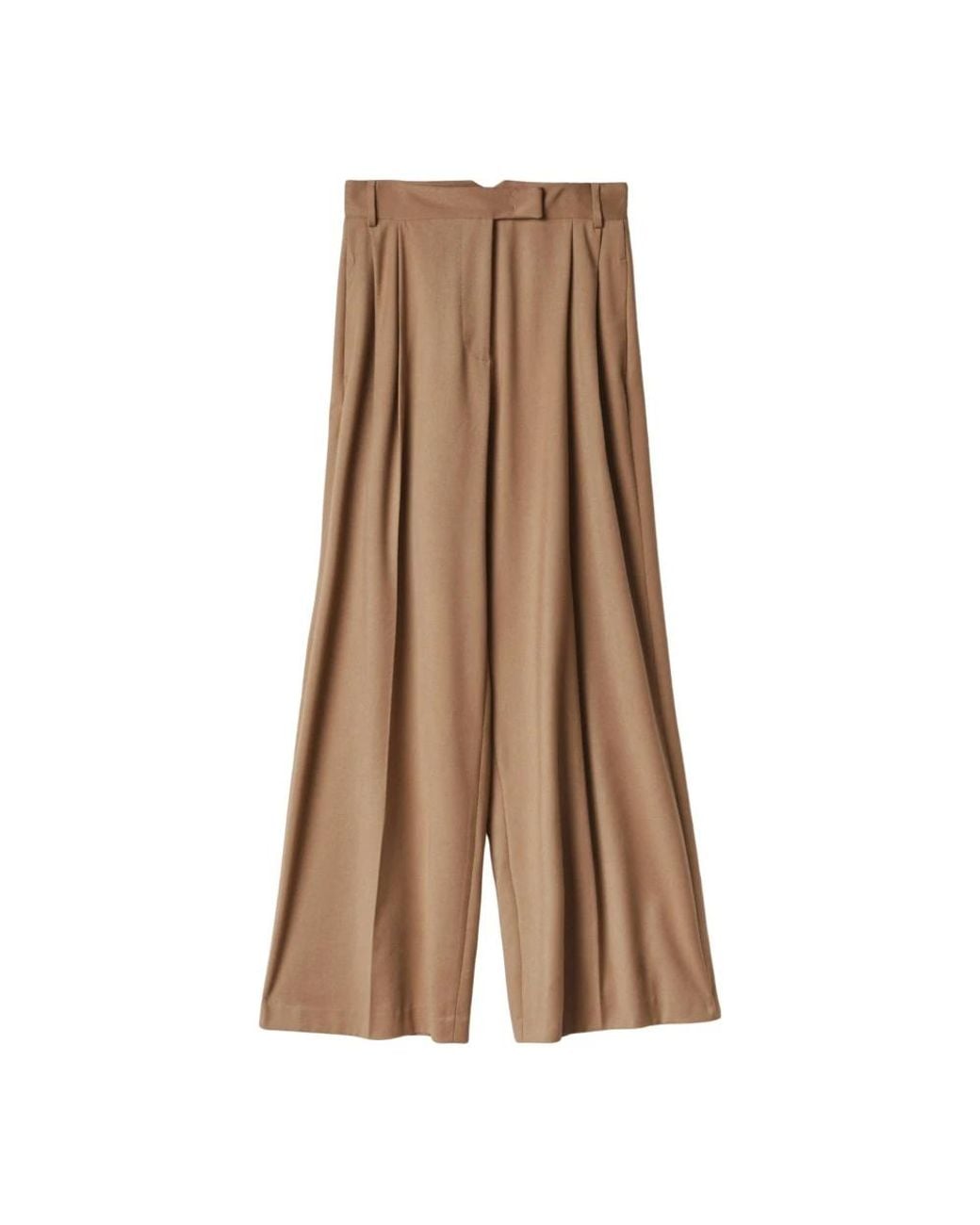 Mar De Margaritas Brown Wide Trousers