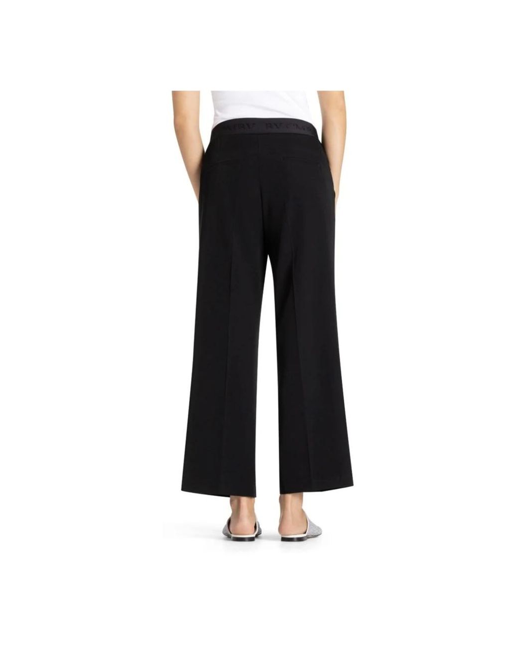 Cambio Black Straight Trousers