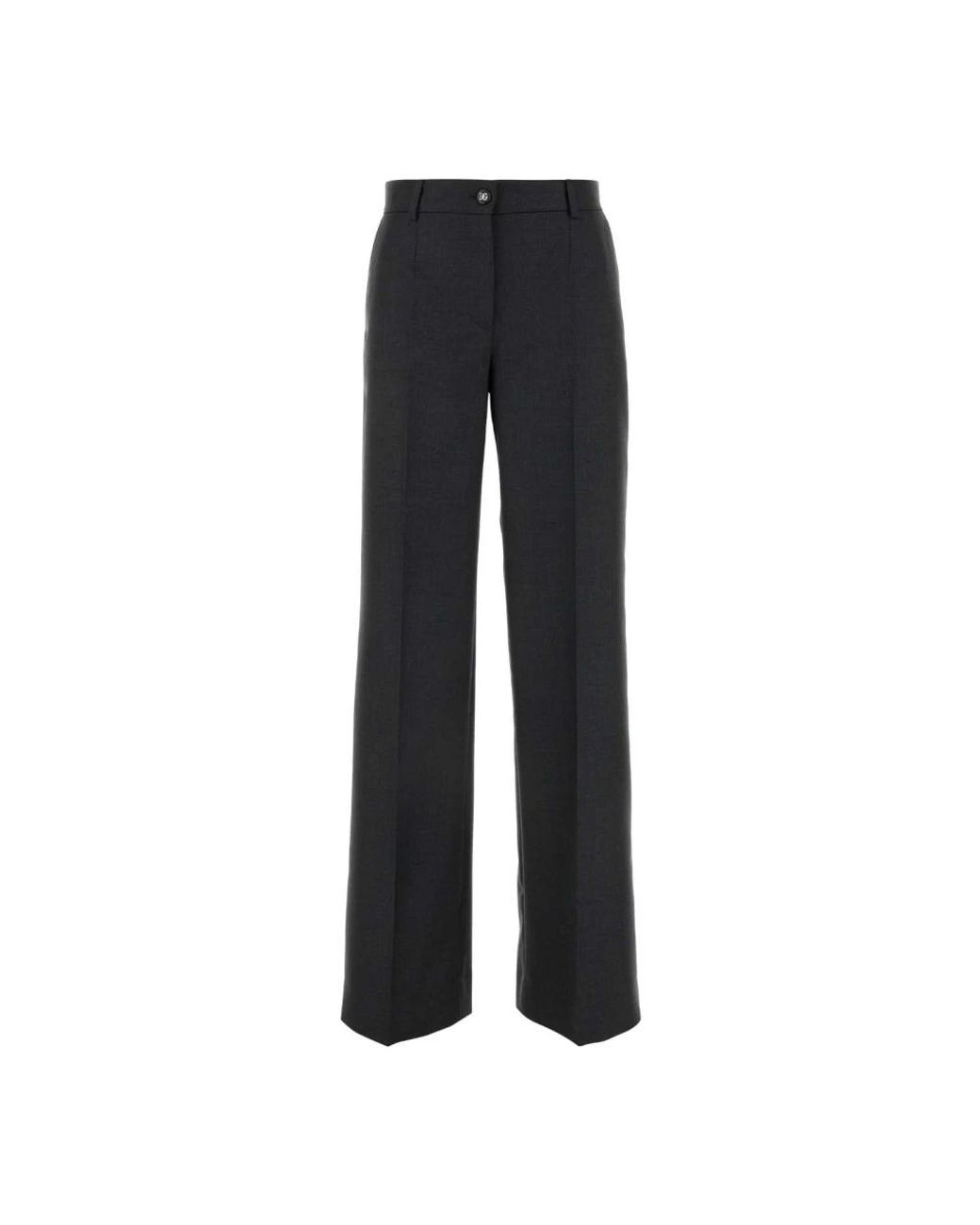 Dolce & Gabbana Graphite Wool Pant in het Blue
