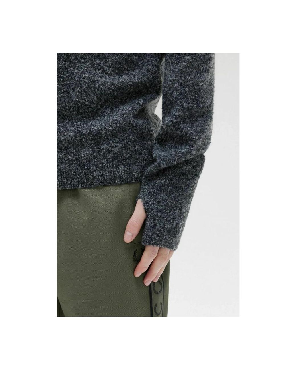 Fred Perry Blue Round-Neck Knitwear for men