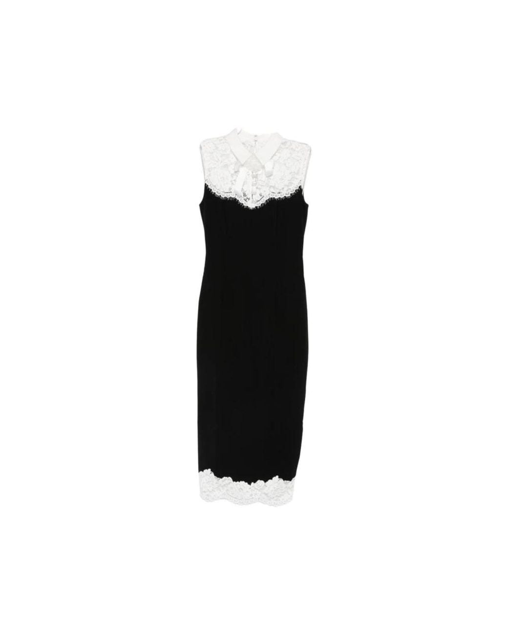 Self-Portrait Black Midi Dresses