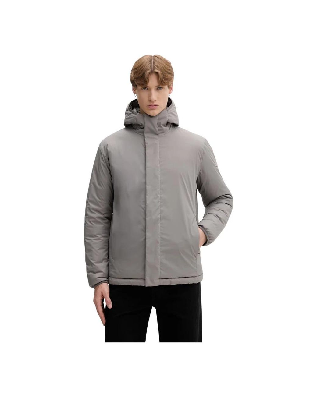 Marc O' Polo Gewatteerd Jack in het Gray voor heren