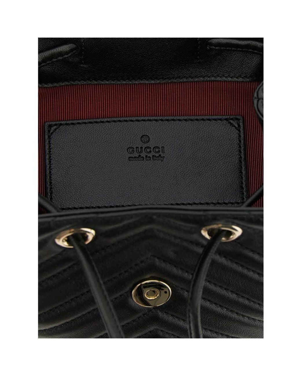Gucci Black Backpacks