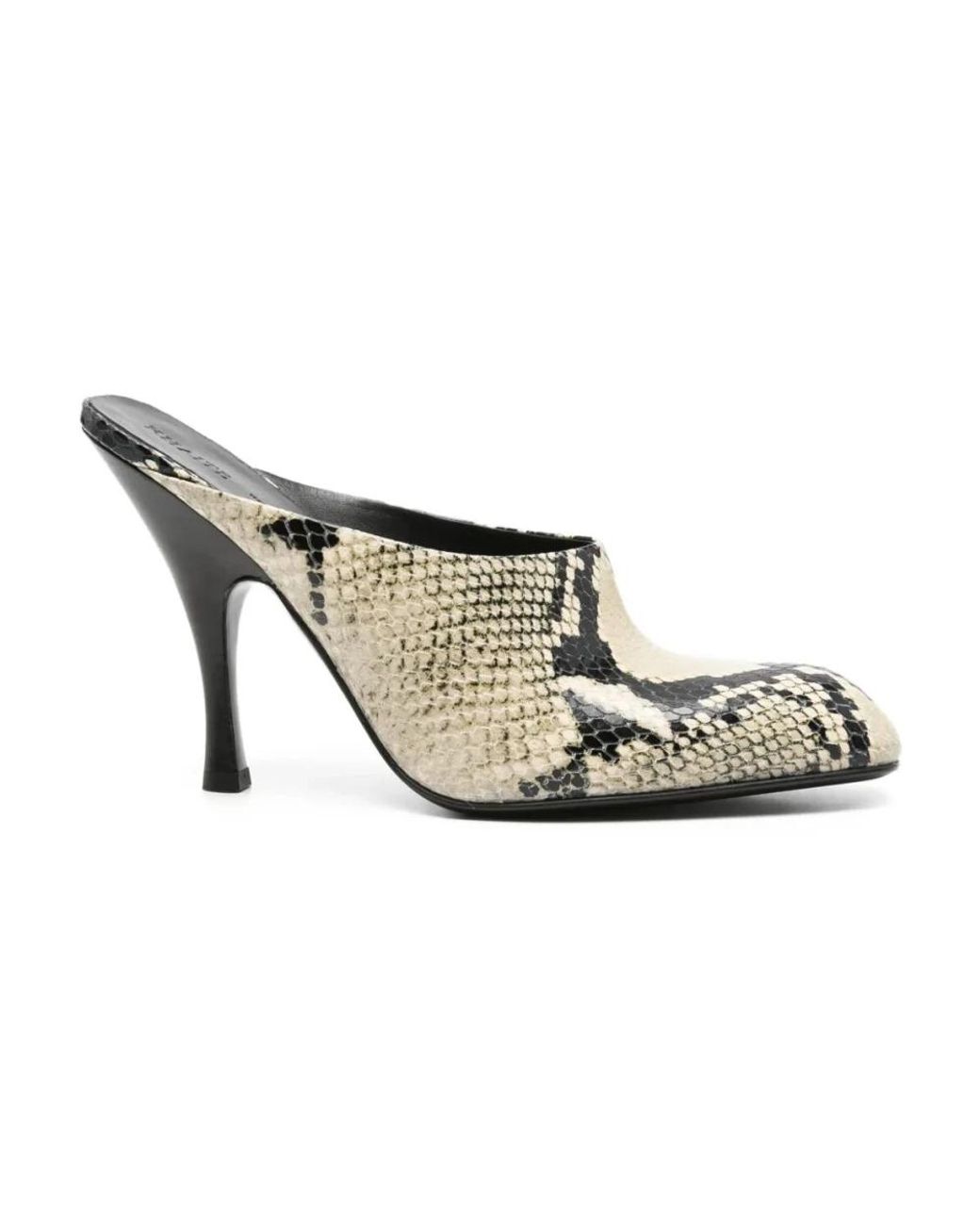 Khaite White Heeled Mules