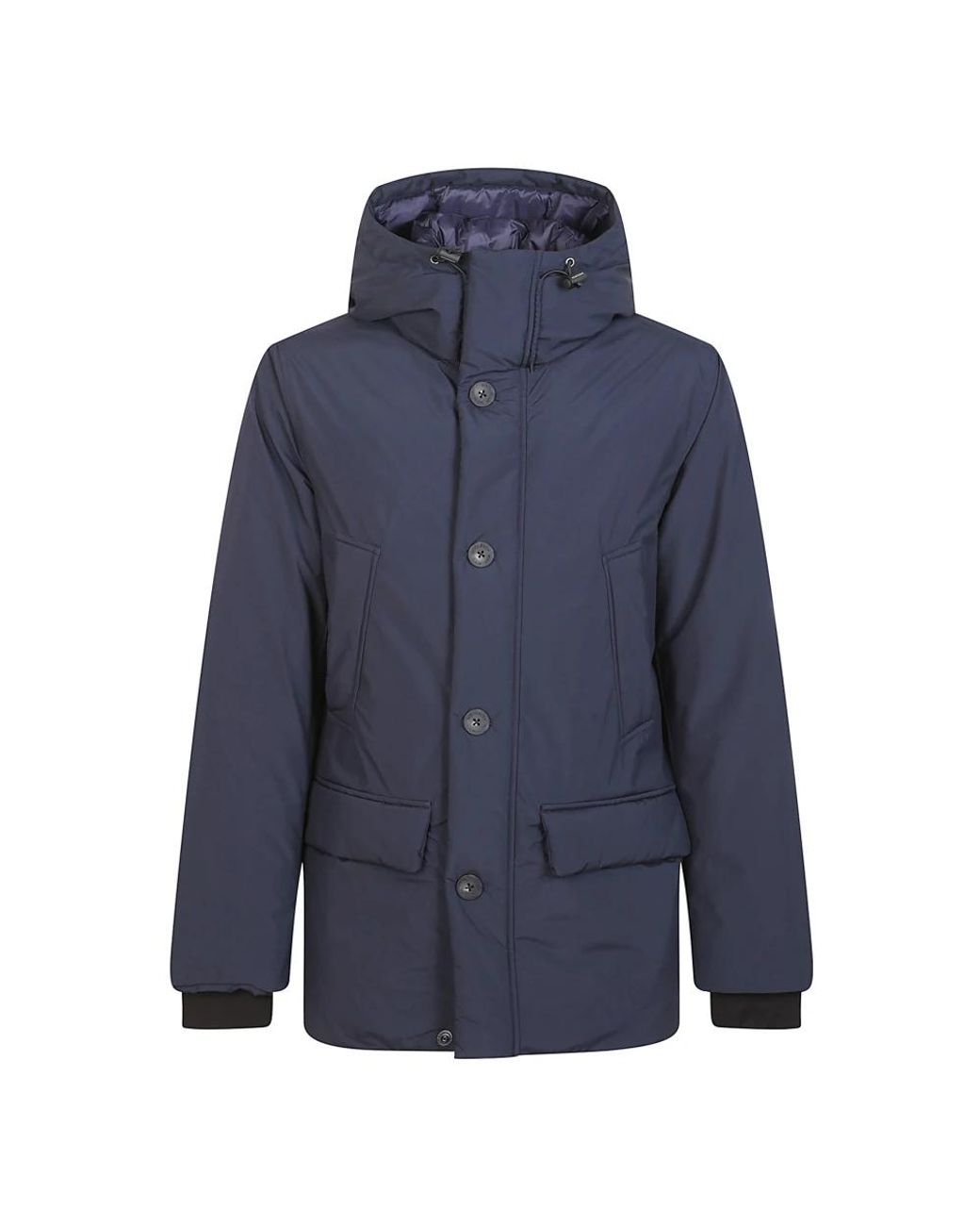 Woolrich Blue Winter Jackets for men
