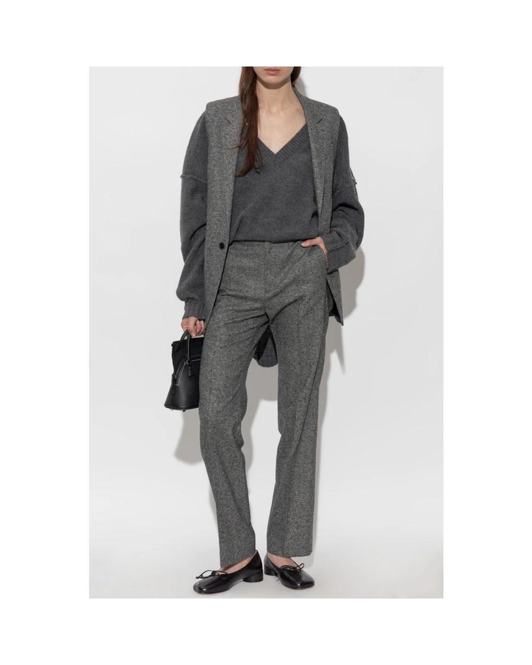 MM6 by Maison Margiela Gray Vests