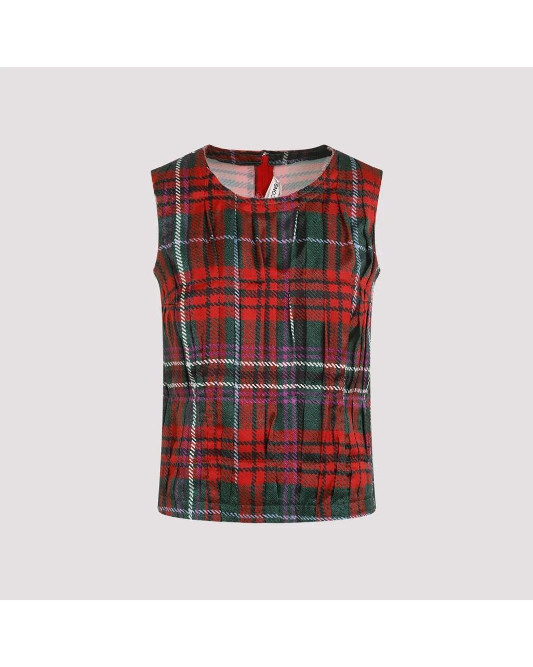Comme des Garçons Red Sleeveless Tops