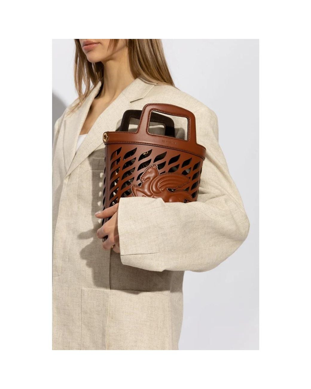 Etro Brown Bucket Bags