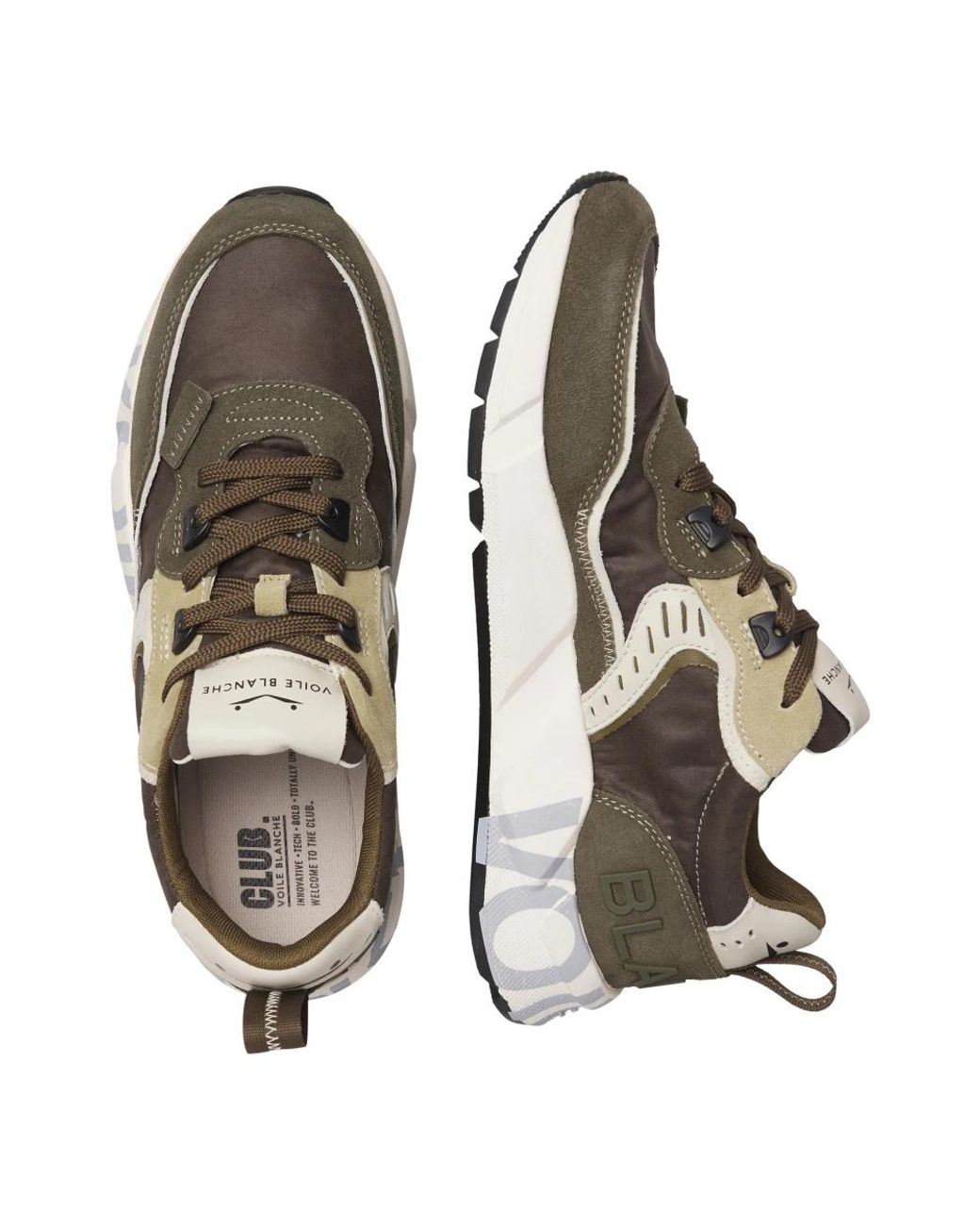 Voile Blanche Brown Sneakers for men