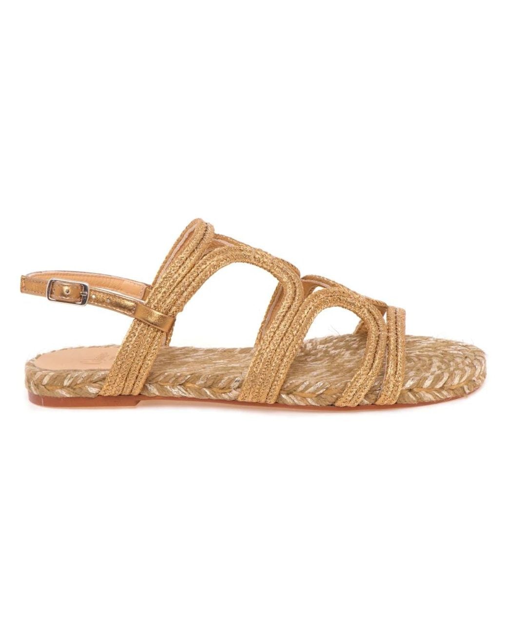 Castaner Brown Flat Sandals