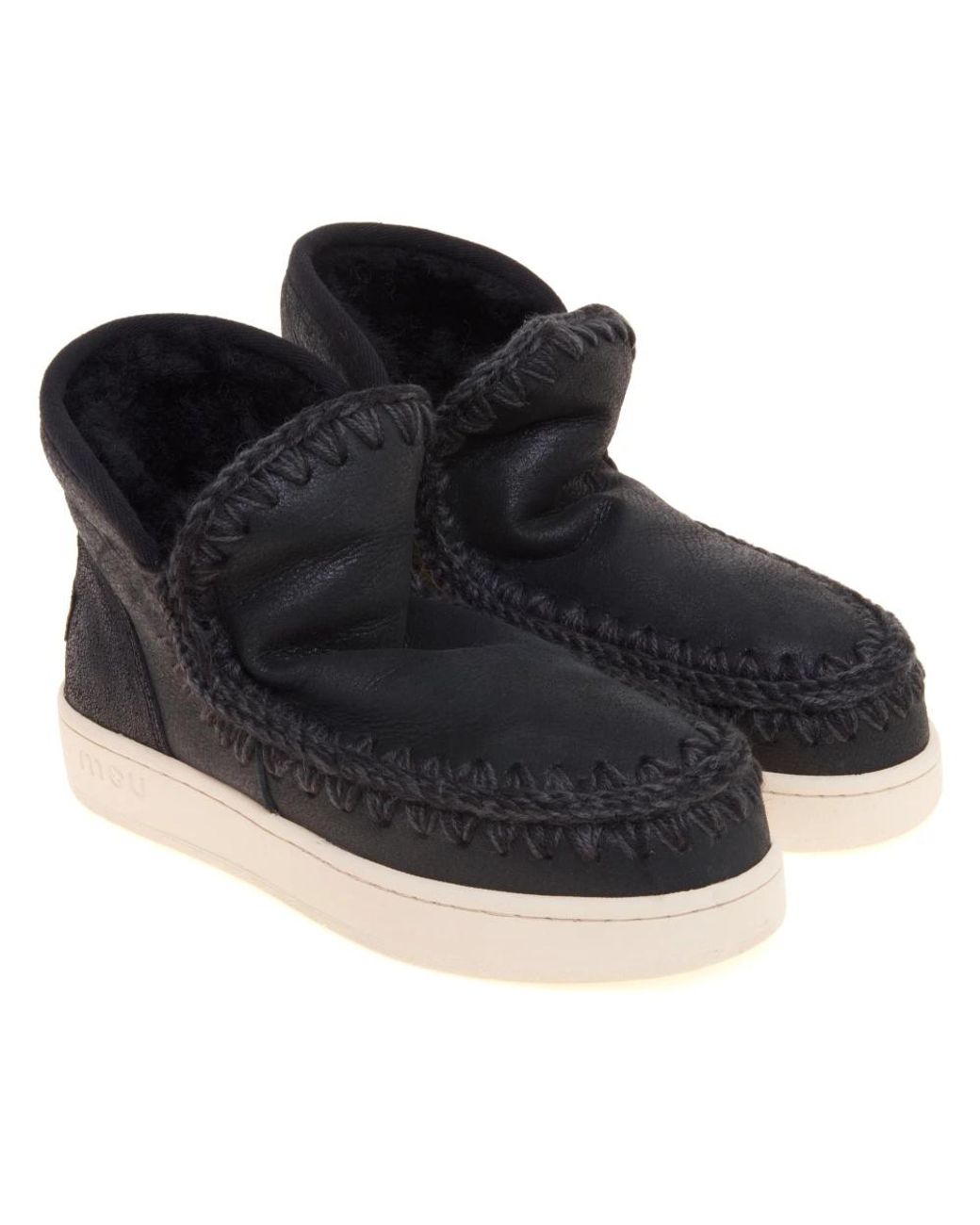 Mou Black Winter Boots