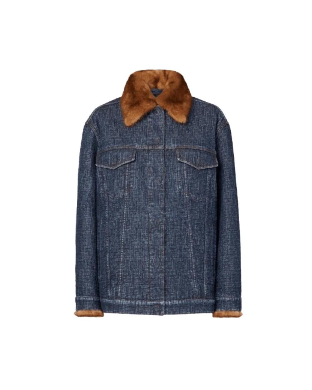 Fendi Blue Denim Jackets
