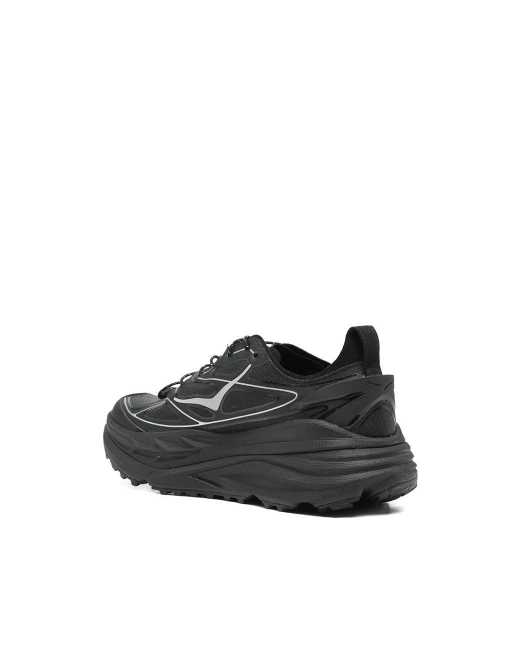 Hoka One One Black 'Stinson One7' Sneakers for men