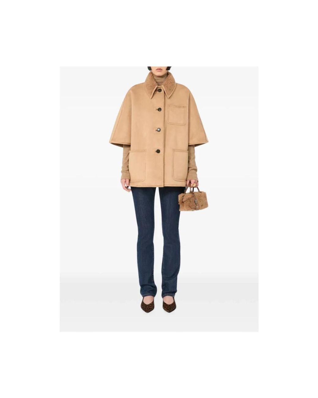Max Mara Brown Teddy Holdall