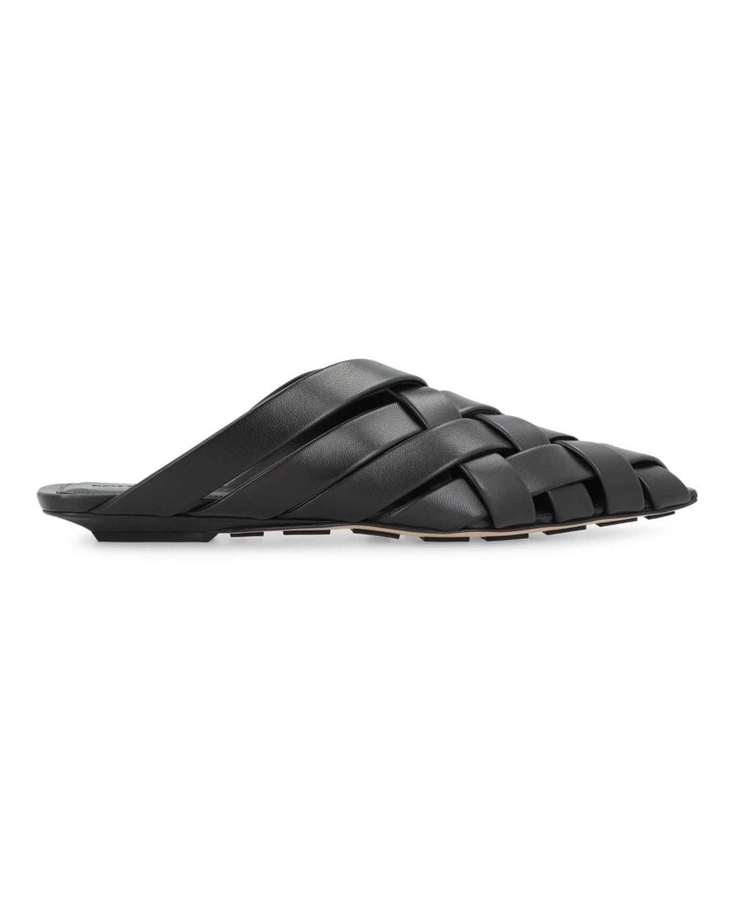 Bottega Veneta Black Mules