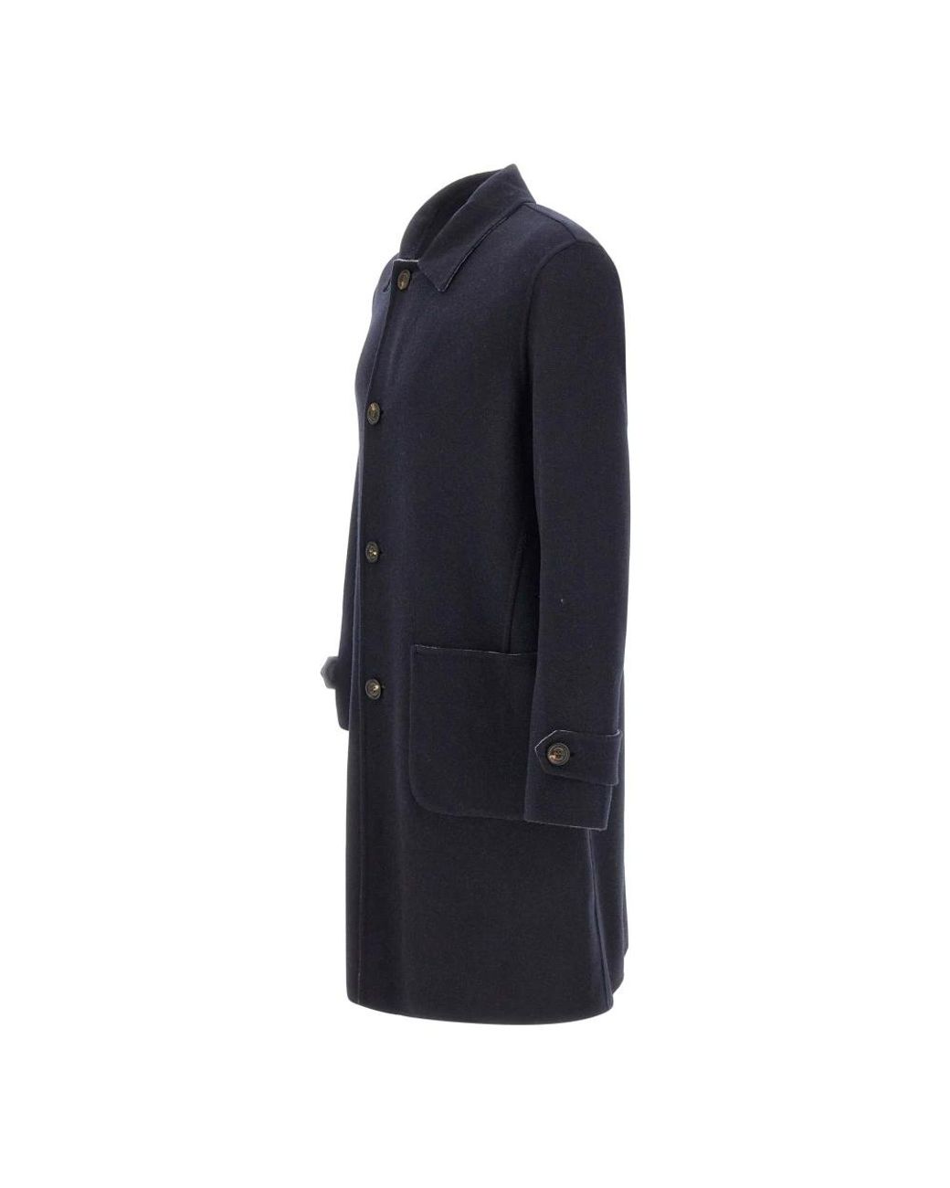 Eleventy Blue Single-Breasted Coats for men