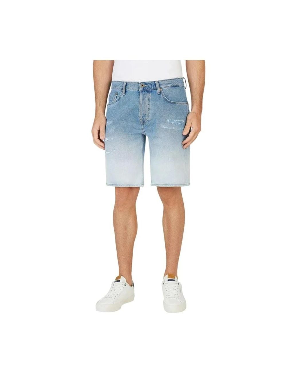 Pepe Jeans Blue Denim Shorts for men