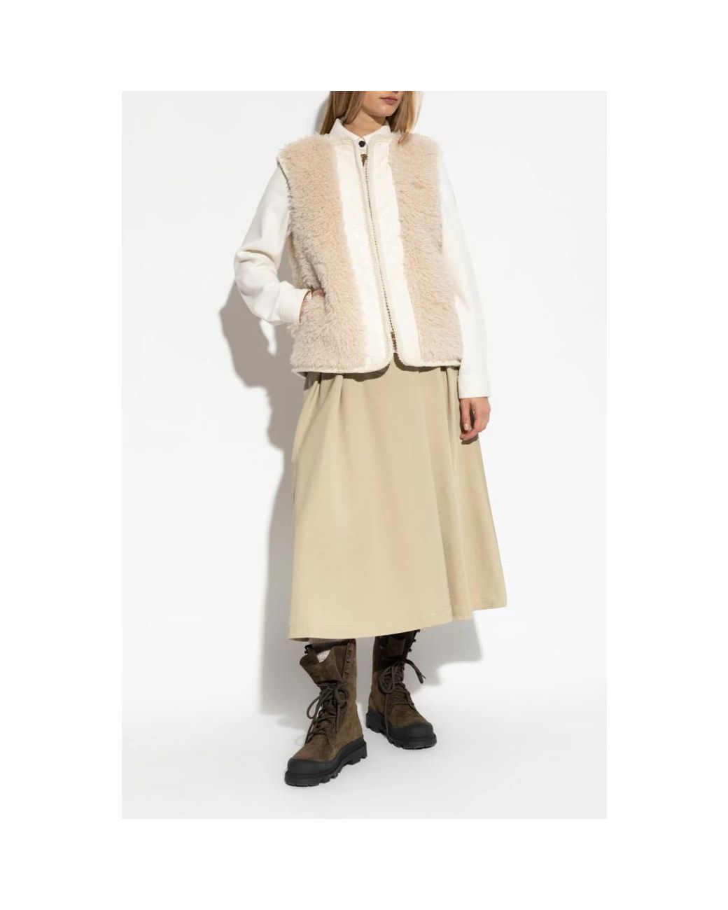 Vests Moncler en coloris Natural