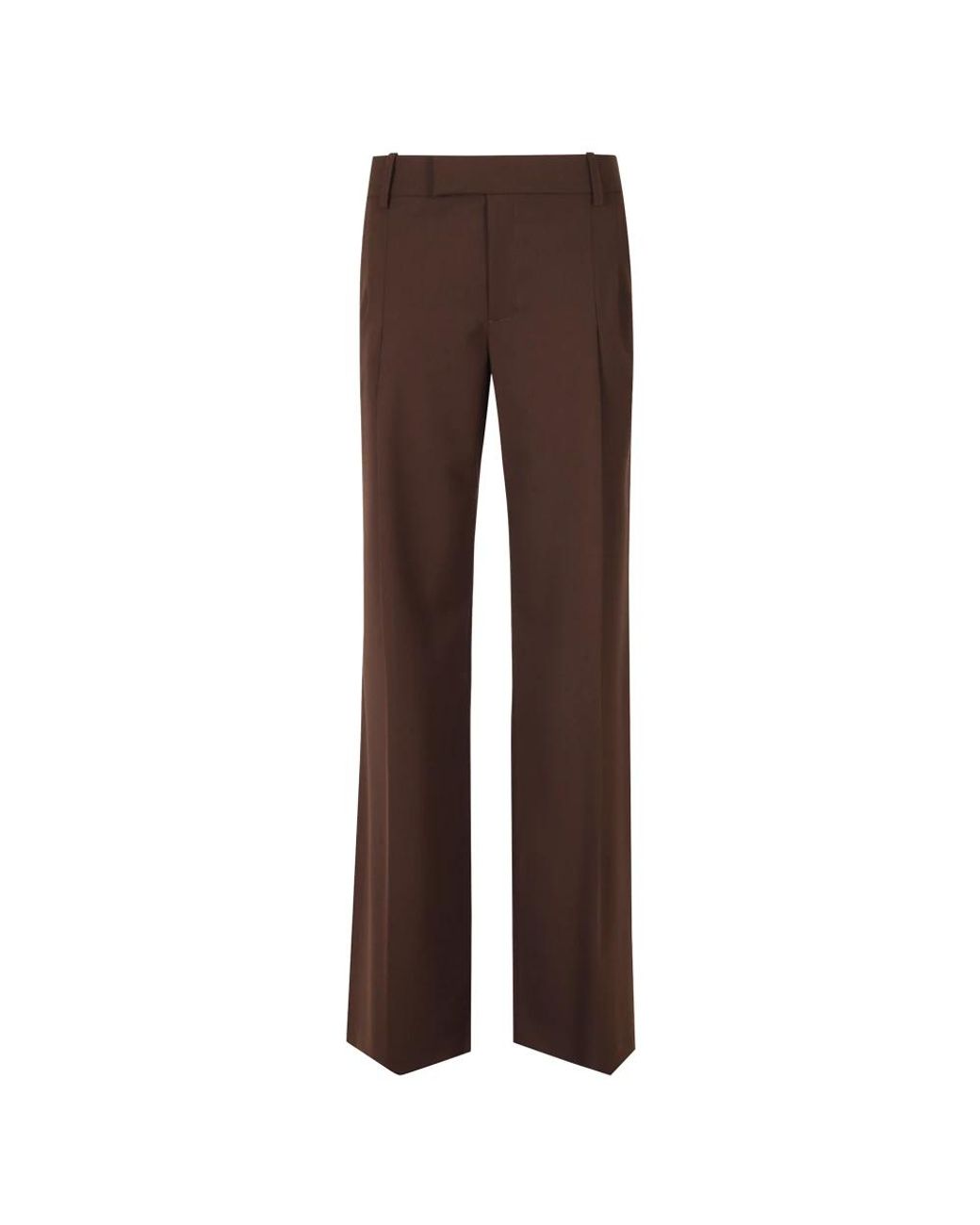 FEDERICA TOSI Brown Wide Trousers