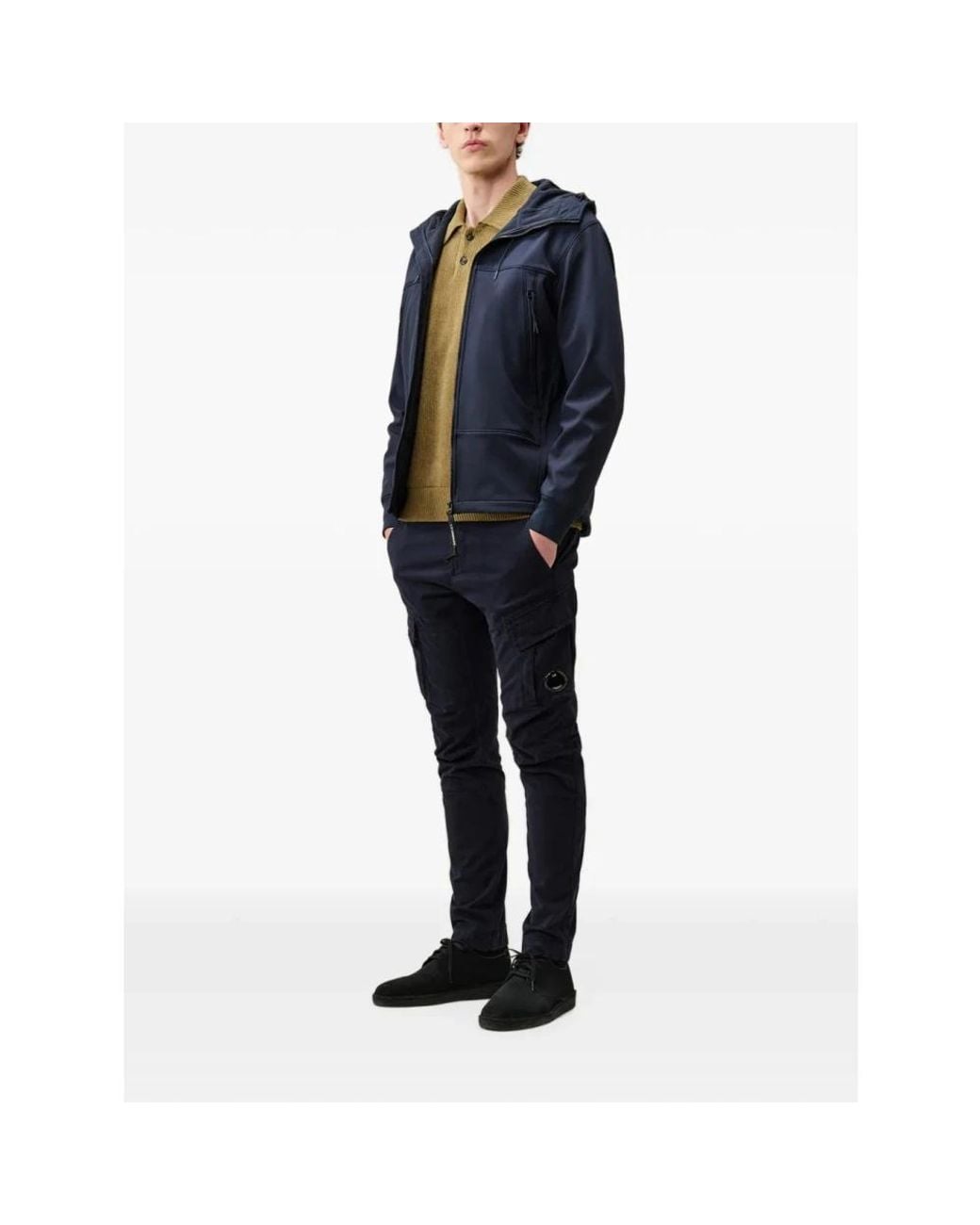 C P Company Green Round-Neck Knitwear for men