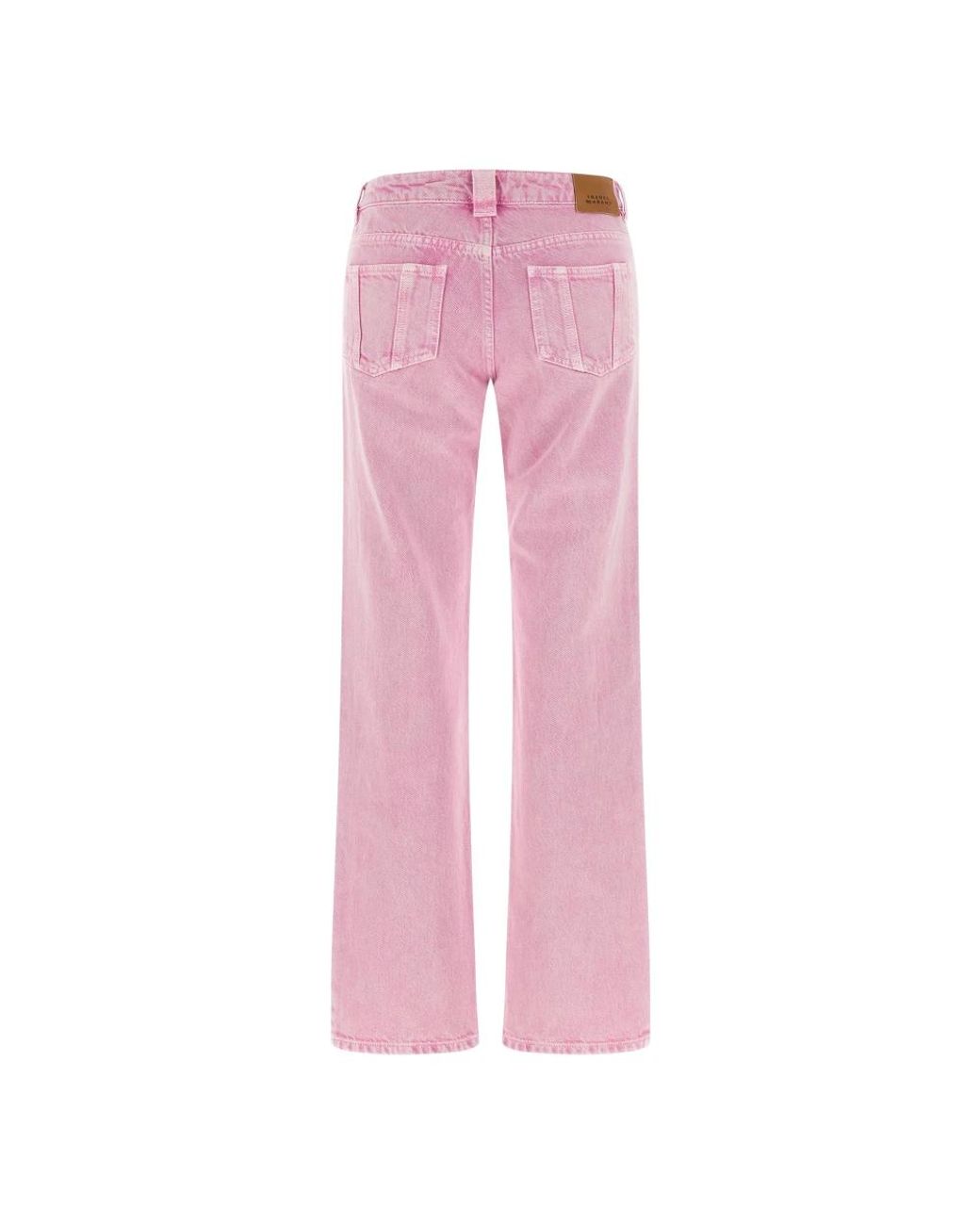 Isabel Marant Pink Straight Fit Jeans
