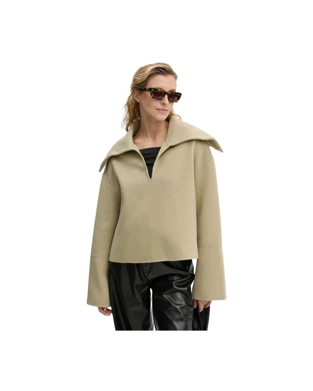Nanushka Maxe Sweater in het Natural