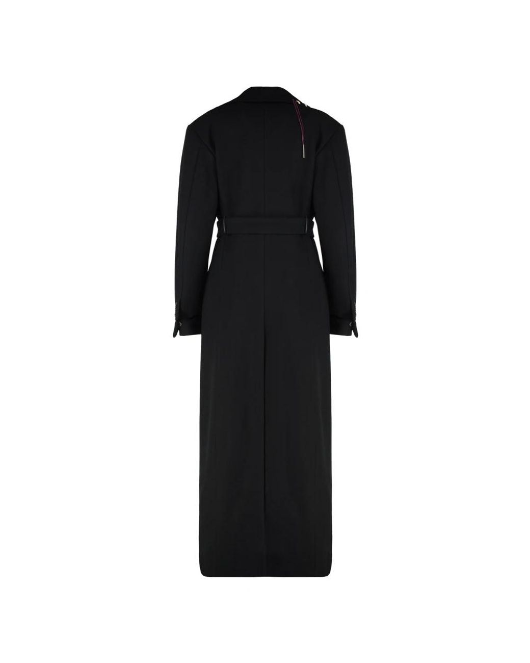 Dries Van Noten Black Belted Coats
