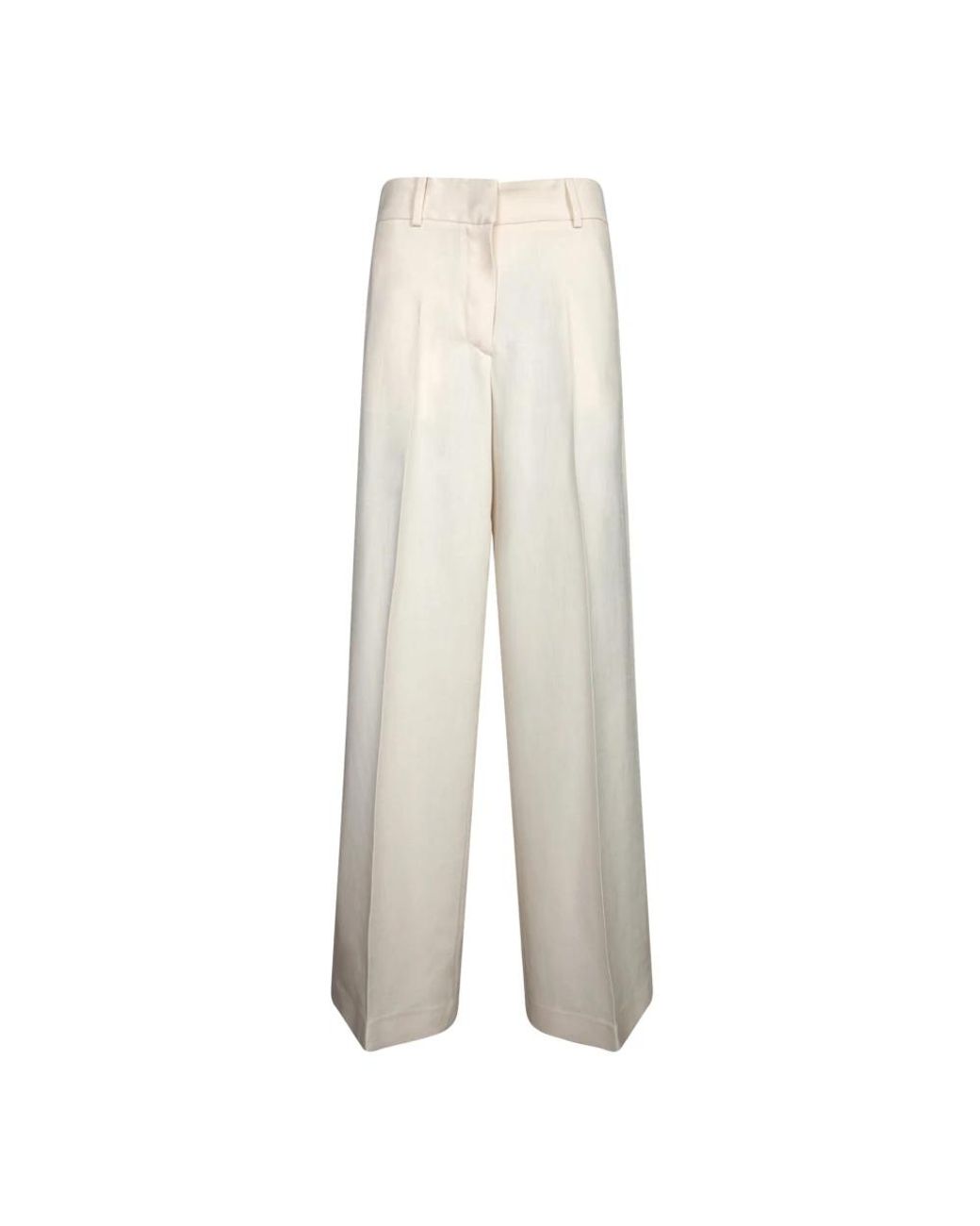MSGM Wide Trousers in het White