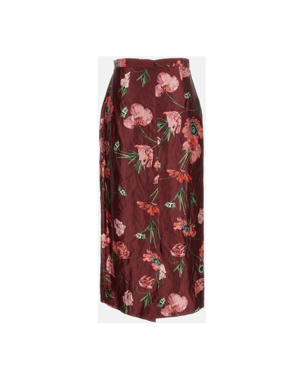 Erdem Red Midi Skirts